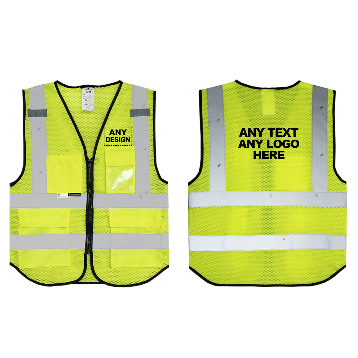 Hi vis clearance vest back