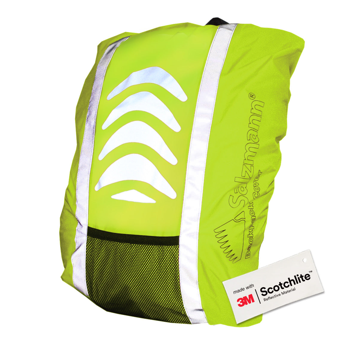 Amazon.com: Reflective Apparel High Visibility Waterproof Safety Backpack -  3M Reflective Tape, 100% Polyester Oxford - Lime, 14